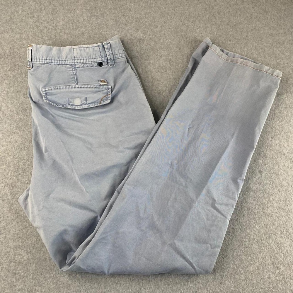 Tommy Bahama Chino Pants Mens 36 Blue Authentic Straight Leg Cotton Blend